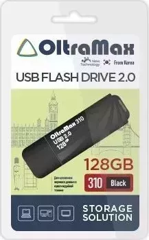 Флеш-накопитель OLTRAMAX OM-128GB-310-Black USB флэш-накопитель