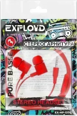 Гарнитура EXPLOYD EX-HP-1370 красный
