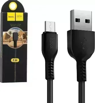 Кабель HOCO (6957531068822) X20 USB (m)-microUSB (m) 1.0м - черный