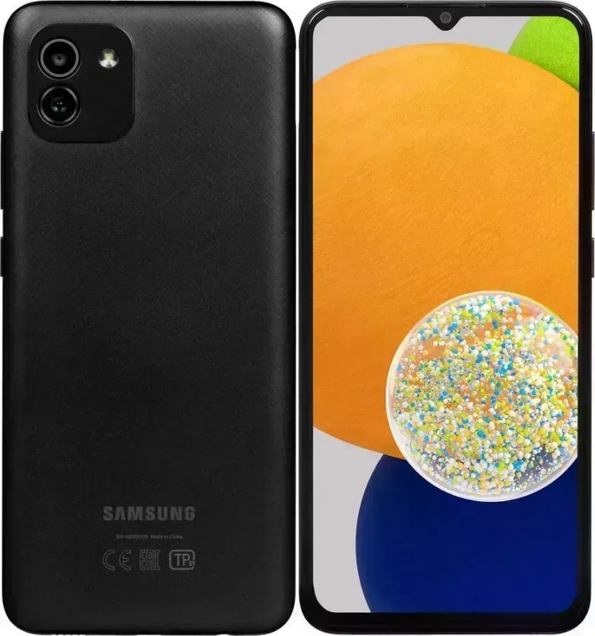 Смартфон SAMSUNG Galaxy A03 SM-A035F 32Gb 3Gb черный SM-A035FZKDSKZ/SM-A035FZKDMEB