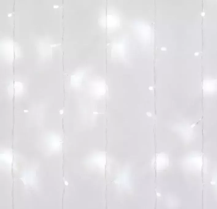 Гирлянда UNIEL UL-00007217 ULD-C3020-240/TTK WHITE IP44 Занавес светодиодный с эффектом мерцания, 3х2м. Соединяемый. 240 (UL-00007217) с светодиодов