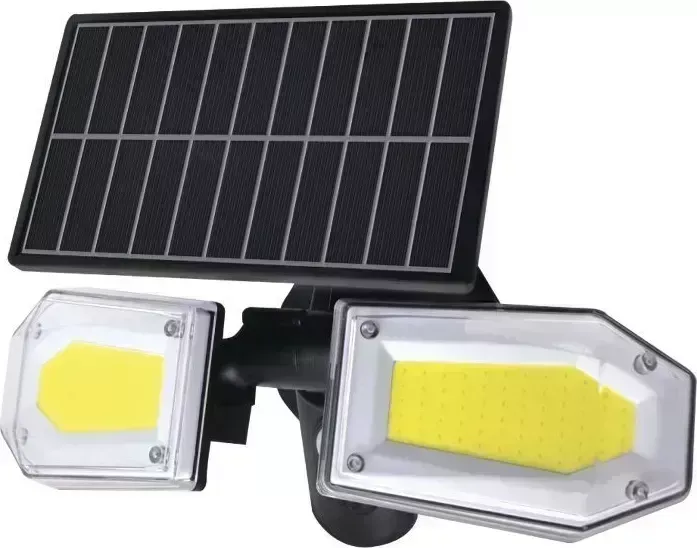 Светильник DUWI 25018 0 светодиодный Solar LED, на солнечных батареях, 3 режима освещения, поворотный, 25Вт, 6500К, 820Лм, IP65, с датчиком движения,