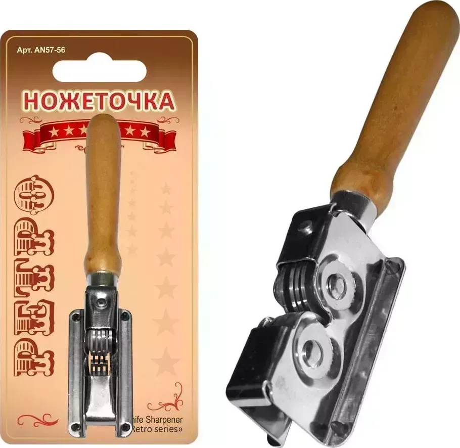 Нож MULTIDOM еточка (с дерев. ручкой) 18 см AN57-56