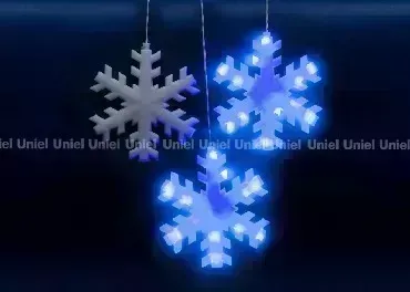 Гирлянда UNIEL (11128) ULD-E2703-120/DTA BLUE SNOWFLAKES