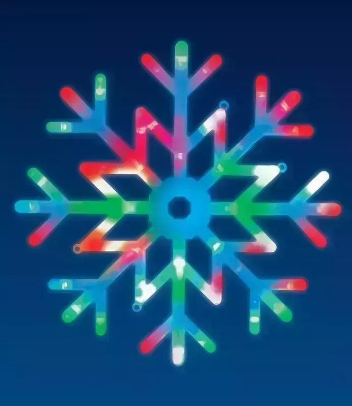 Светильник UNIEL UL-00007250 ULD-H4040-048/DTA RGB IP20 SNOWFLAKE Фигура светодиодная
