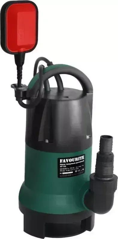 Насос дренажный FAVOURITE WP 550 Погружной насос WP