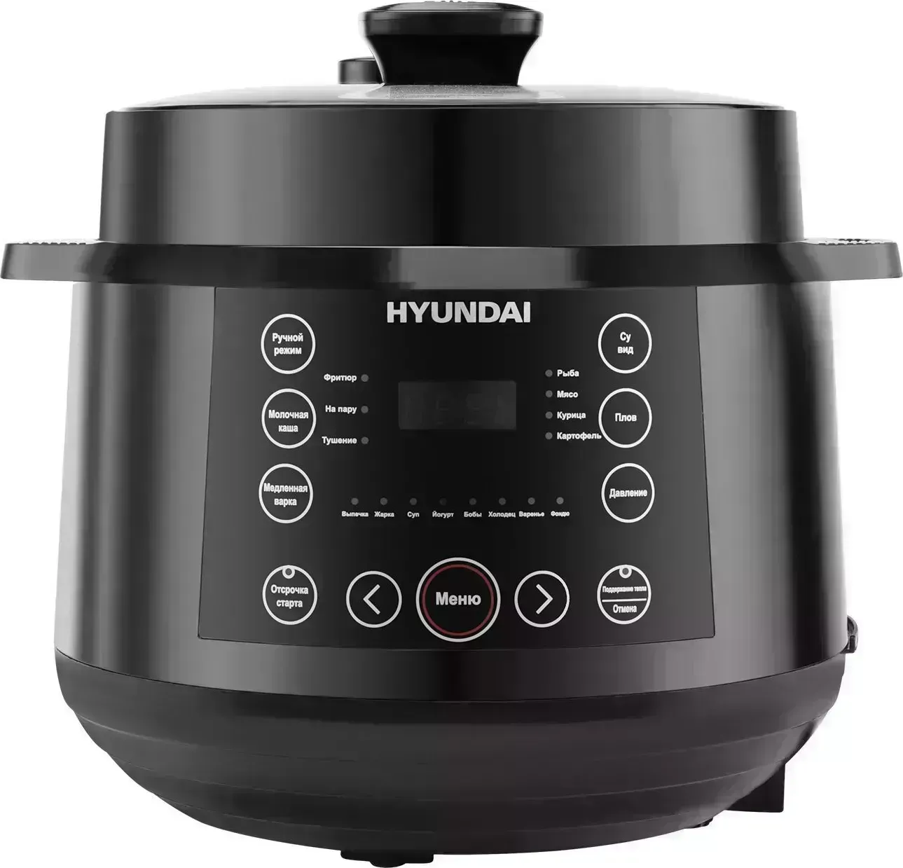 Мультиварка HYUNDAI HYMC-2407 5.7л 1000Вт черный/черный
