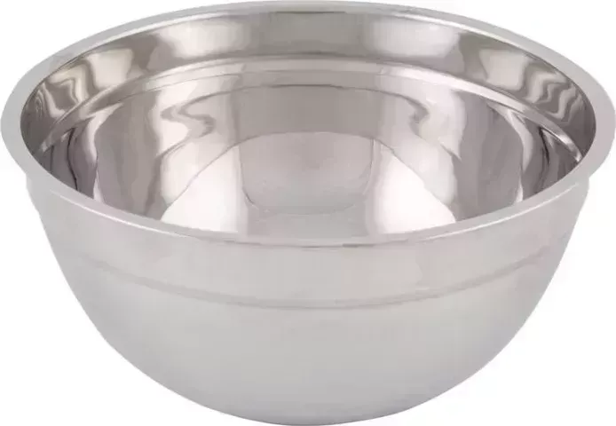 Миска MALLONY Bowl-Ring-22, объем 2,5 л, из нерж стали, смешанная полировка, диа 22 см (002798)