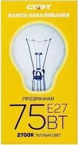 Лампа СТАРТ (10476) Б 75Вт Е27