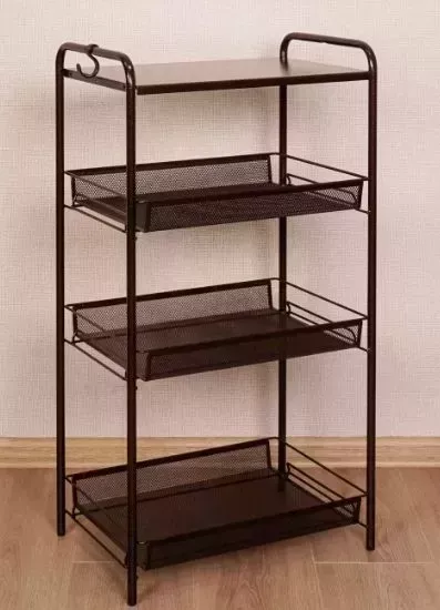 Этажерка ЗМИ "Ладья 34С" (LADYA 34С storage rack), медный антик Э558 М