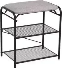 Подставка для обуви ЗМИ "Гранада 13" (GRANADA 13 shoe bench), черный ПДОГ13С Ч