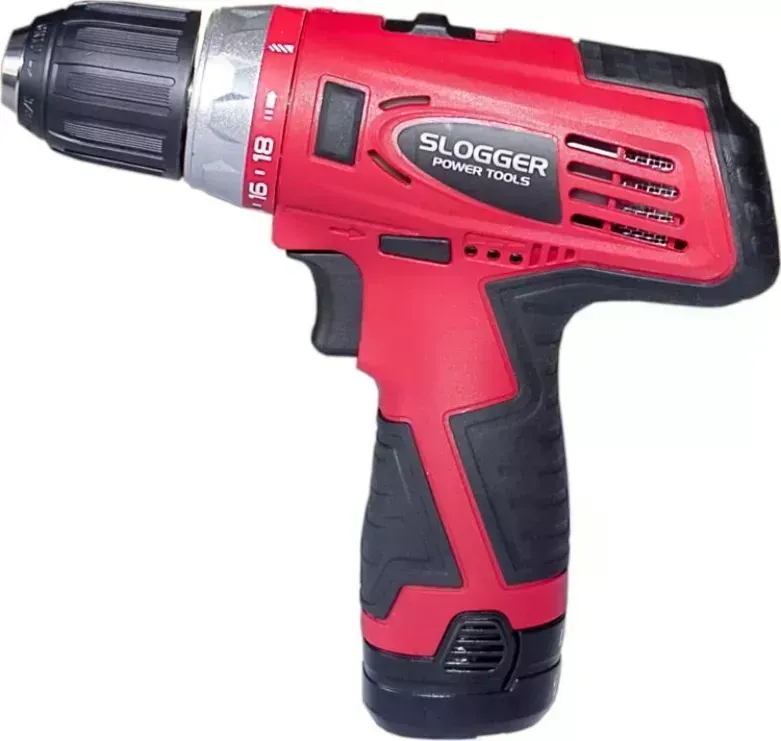 Дрель аккумуляторная SLOGGER CD112Li Аккумулятор красный