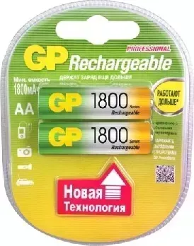 Батарейки GP (08830) 180AAHC-2DECRC2 батарейки