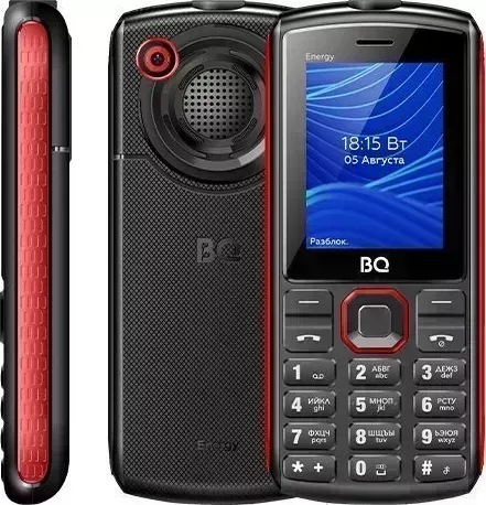 Мобильный телефон BQ -2452 ENERGY BLACK+RED