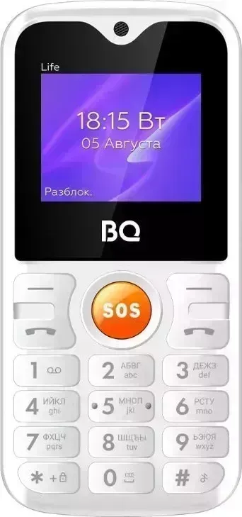 Мобильный телефон BQ 1853 LIFE WHITE