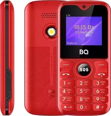 Мобильный телефон BQ 1853 LIFE RED+BLACK