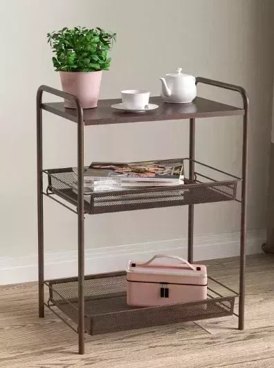 Этажерка ЗМИ "Ладья 33С" (LADYA 33С storage rack), медный антик Э557 М