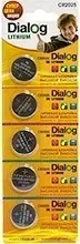 Батарейки DIALOG CR2025-5B блистер - 5 шт./упак (5)
