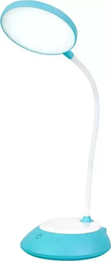 Настольный светильник ULTRAFLASH UF-744 C13 голубой ( наст св-к, 6 Вт, диммируемый, CCT)