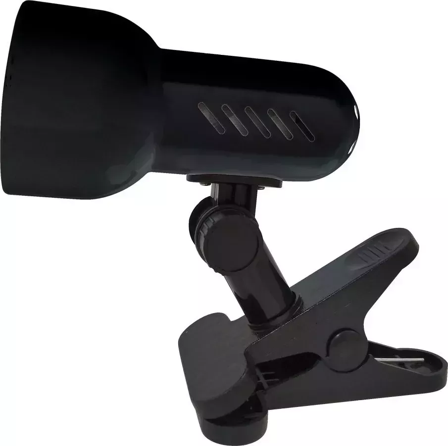 Светильник настольный ULTRAFLASH UF-381 C02 черный ( с прищепкой 230В, 40Вт, E27, ЛОН) Настольный светильник ( с