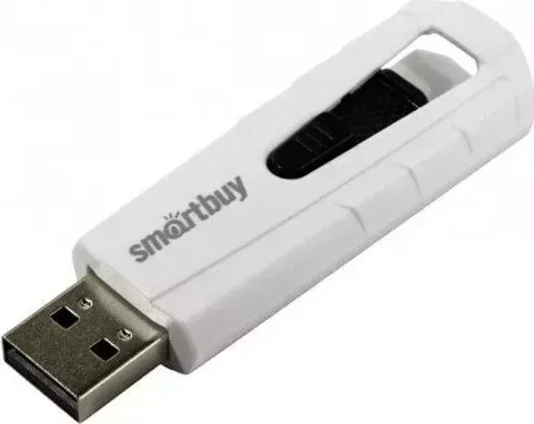 Флеш-накопитель SMARTBUY 16GB IRON WHITE/BLACK