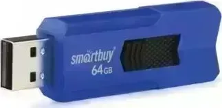 Флеш-накопитель SMARTBUY (SB64GBST-B) 64GB STREAM BLUE