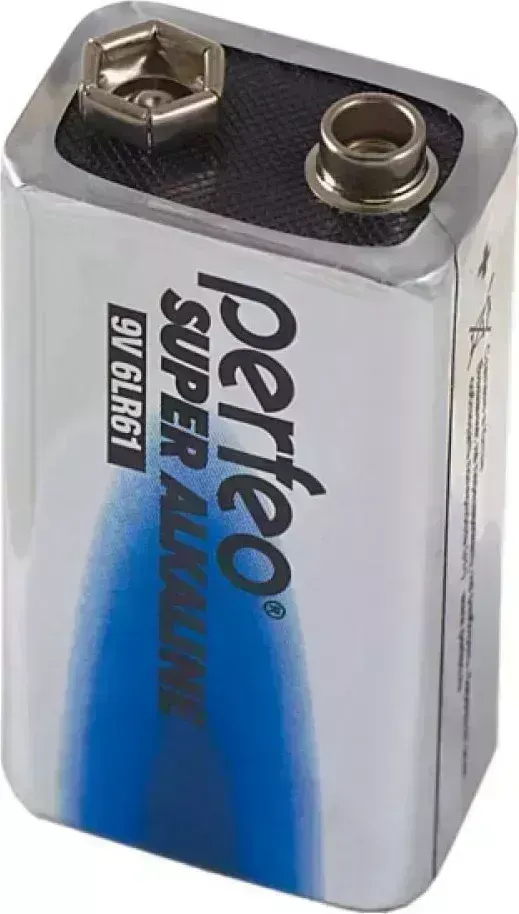 Батарейки PERFEO 6LR61-1SH SUPER ALKALINE