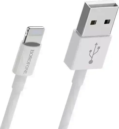 Кабель BOROFONE BX22 Bloom USB-8 Pin 2A 1.0m белый