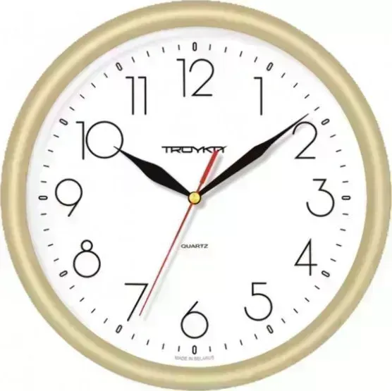 Часы настенные TROYKA ЗОЛОТО 21271212