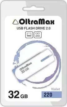 Флеш-накопитель OLTRAMAX OM-32GB-220-фиолетовый USB флэш-накопитель