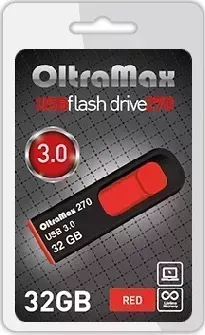 Флеш-накопитель OLTRAMAX OM-32GB-270-Red 3.0 красный флэш-накопитель