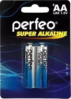 Батарейки PERFEO LR6-2BL SUPER ALKALINE (60)