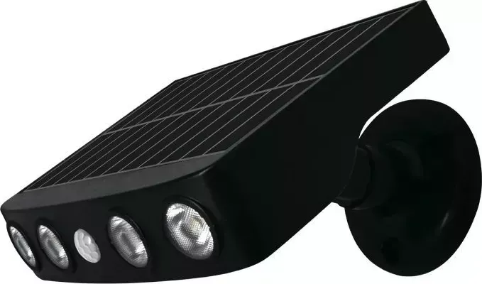 Светильник DUWI 25027 2 светодиодный Solar LED, на солнечных батареях, 3 режима освещения, поворотный, 4Вт, 6500К, 500Лм, IP65, с датчиком движения, ц