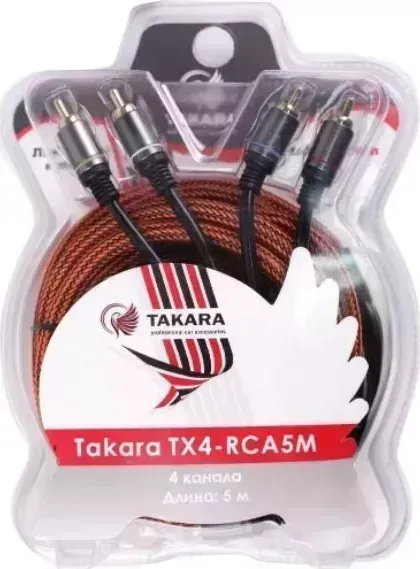 Кабель TAKARA TX4-RCA5M
