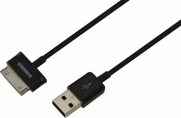 Кабель REXANT (18-4210) USB КАБЕЛЬ ДЛЯ SAMSUNG GALAXY TAB ШНУР 1 М, ЧЕРНЫЙ