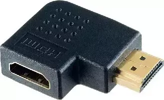 Кабель PERFEO (A7011) переходник угловой HDMI A вилка - HDMI A розетка