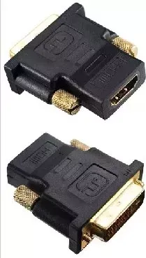 Кабель PERFEO (A7004) переходник HDMI A розетка - DVI-D вилка