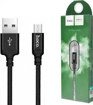 Кабель HOCO (6957531062844) X14 USB (m)-microUSB (m) 1.0м - черный