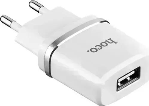 Сетевой адаптер HOCO (6957531047728) C11 Smart USB 1.0A белый