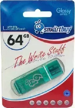 Флеш-накопитель SMARTBUY (SB64GBGS-G) 64GB GLOSSY SERIES GREEN