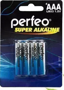 Батарейки PERFEO LR03-4BL SUPER ALKALINE (120)