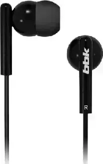 Наушники BBK EP-1003S черный