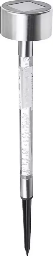 Фонарь INBLOOM садовый на солнечной батарее, 5,5x34,5см, 1LED, мульти, пластик, нерж.сталь 185-035