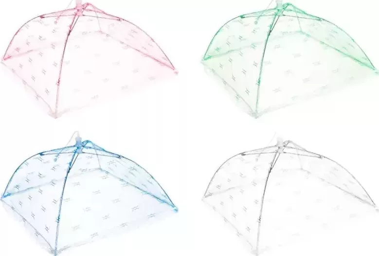 Чехол INBLOOM -зонтик для пищи, 30х30см, полиэстер, 4 цвета  159-001