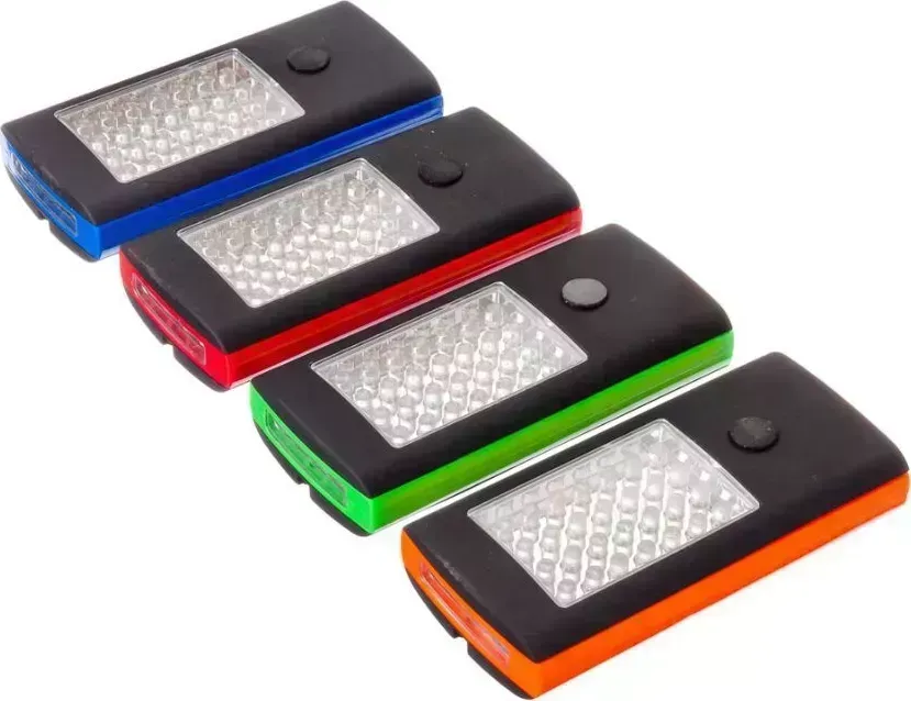Фонарь ЕРМАК подвесной 28+4 LED, 3хААА, пластик, 12х6х2см 198-047