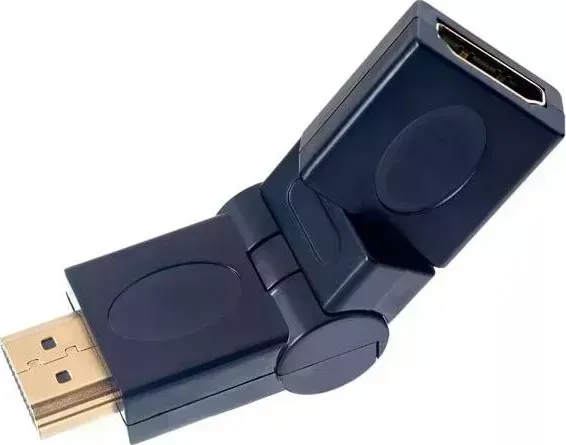 Переходник PERFEO (A7013) поворотный на 360 градусов HDMI A вилка - HDMI A розетка