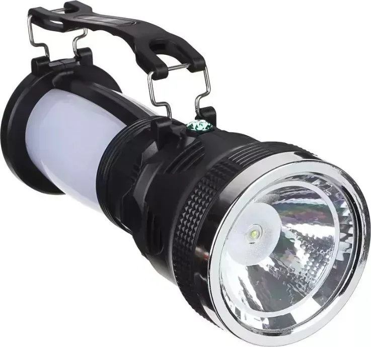 Фонарь ЕРМАК прожектор 2-в-1 аккумуляторный 24 SMD + 1 Вт LED, шнур 220В, пластик, 17,5x7,5 см 198-091