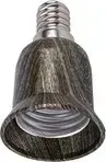 Переходник ECOLA A4T17HEAY с цоколя E14 на E27 Черненая бронза