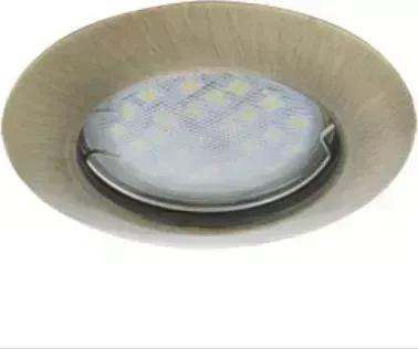 Светильник ECOLA FB1612EFY LIGHT MR16 DL92 GU5.3 встр. выпуклый Черненая Бронза 30X80 (кD74)