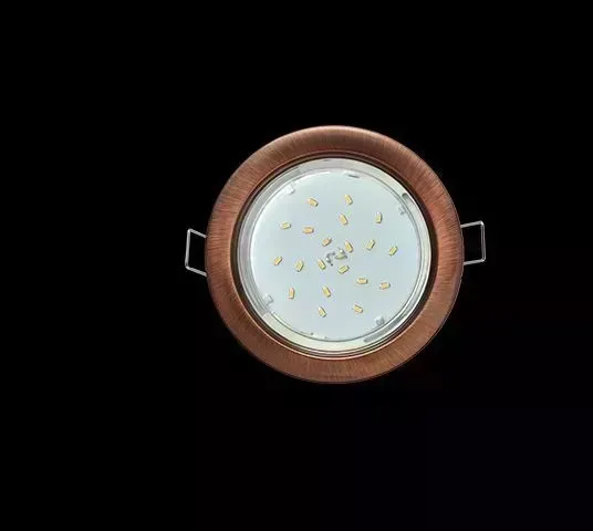 Светильник ECOLA FP53H4ECB GX53 H4 встраив. без рефл. Черненая медь 38X106 (к+) встраиваемый светильник H4 светильник